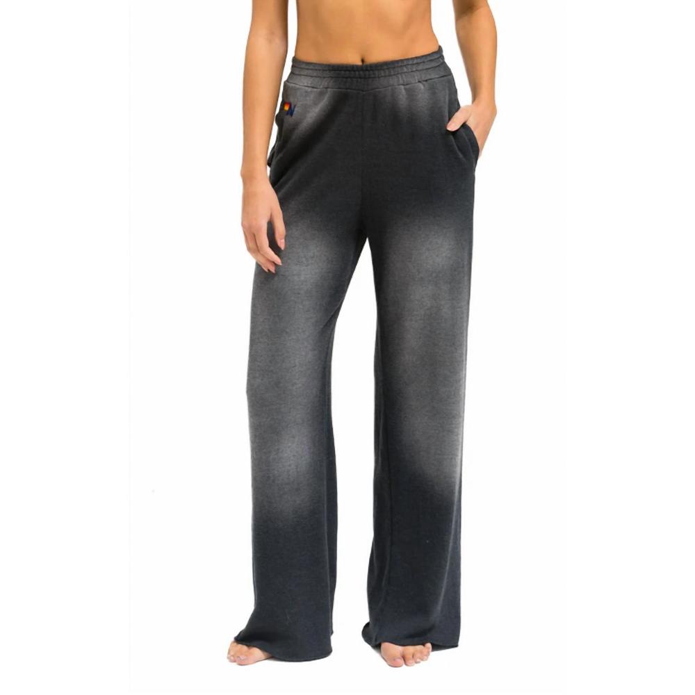 Aviator Nation Black Ombre Track Pants